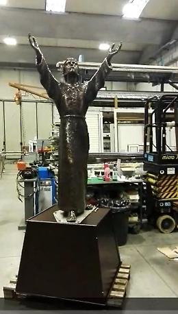 Cristo del Circeo, completato il restauro: la statua a Santa Maria degli Angeli