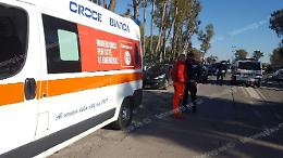 Violento tamponamento su via Piave. Cinque persone coinvolte