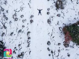 Tutta la magia della neve sui Monti Aurunci in uno scatto
