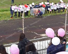 I tifosi dell'Atletico Cisterna ricordano Alessia e Martina