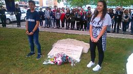 Il piazzale delle autolinee vecchie intitolato a Peppino Impastato: la cerimonia