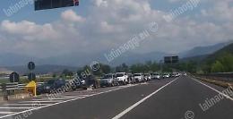 Terracina, gara podistica, code all'uscita Frasso sulla 699