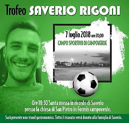 A Campoverde un quadrangolare di calcio per ricordare Saverio Rigoni