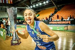 Basket, Giorgia Bovenzi campionessa europea con l'Italia under 16