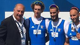 Mondiali di canottaggio, il terra cinese Di Girolamo è medaglia d'argento