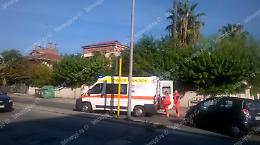 Pedone investito da un'auto in via Polusca, trasportato al Goretti