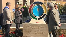 I 60 anni del Panathlon di Latina, inaugurazione del Monumento al Fair Play