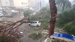 Tromba d'aria, scene apocalittiche in pieno centro a Terracina