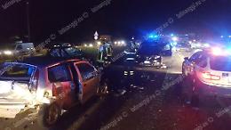 Latina, maxi incidente sulla Pontina, cinque auto coinvolte e cinque feriti