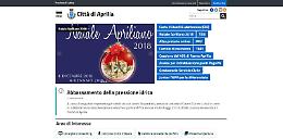 On line il nuovo sito web del Comune di Aprilia