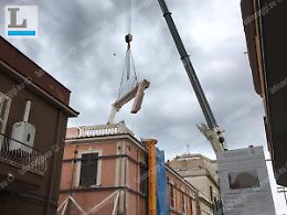 [FOTO] Nettuno, caso via Gorizia: lavori finiti. Palazzo riconsegnato al Comune