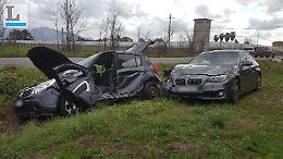 Spaventoso incidente in via Congiunte Destre