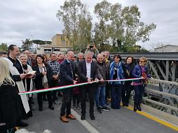 Riapre il ponte sul Sisto: questa mattina l'inaugurazione