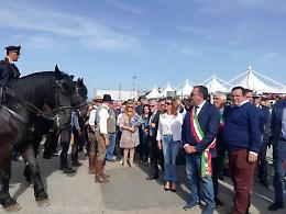 Parte la Mostra Agricola, taglio del nastro con il sottosegretario Durigon