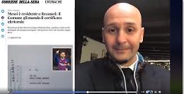 Nicola Procaccini chiede il voto a Leo Messi: il video-siparietto