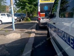 Latina, incidente stradale in viale Michelangelo: uomo portato al Goretti