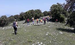 Terracina, tutti pazzi per la montagna. Grandi e piccoli a scoprire i Cippi