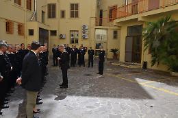 Il generale Andrea Rispoli in visita alla caserma dei carabinieri di Latina
