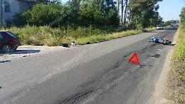 Incidente a Cisterna, moto contro auto. Centauro in prognosi riservata