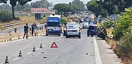 Latina, incidente sulla Pontina: tamponamento tra furgone e auto