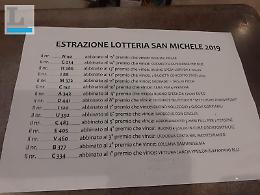 Lotteria di San Michele, estratti i biglietti vincenti