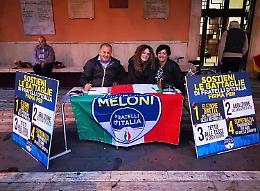 Riforme, a Cisterna successo per la raccolta firme di Fratelli d'Italia