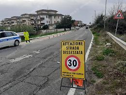 Strade dissestate in centro e periferia, imposto il limite di velocità