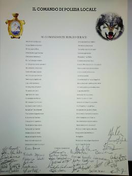 Anzio, Sergio Ierace lascia il Comando della polizia locale