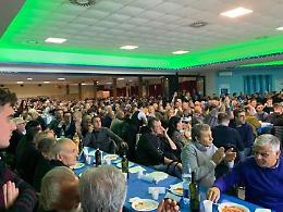 Una cena per 800 persone per rilanciare l'azione della Lega