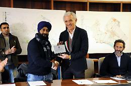 La comunità Sikh dona 550 alberi alla città di Latina