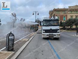 Coronavirus, al via la sanificazione delle strade nelle città