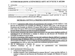 Coronavirus, con Latina Oggi in edicola il modulo per l'autocertificazione