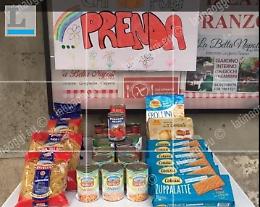 "Chi pu&ograve; metta", panieri solidali nel centro di Aprilia e a La Cogna