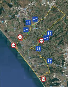 Coronavirus, ridotti i varchi di accesso alla città