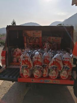 Uova di cioccolata per allietare la Pasqua dei bambini durante l'emergenza Covid