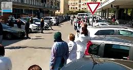 Le forze dell'ordine omaggiano medici e infermieri del Dono Svizzero
