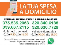 Conad, il servizio di spesa a domicilio: i numeri da chiamare