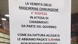 Coronavirus, prezzo mascherine: farmacisti in protesta