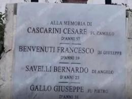 Monumento a Montenero, il sindaco ricorda i cittadini fucilati dai nazisti