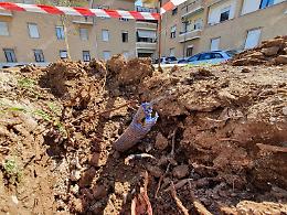 Tranciano un cavo per piantare gli alberi, in tilt le connessioni del centro