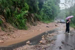 Frana sui Lepini, danni e disagi: chiusa via Ninfina