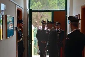 Il GeneraleUgo Cantoni,  in visita alle Stazioni Carabinieri di Ponza e Ventotene