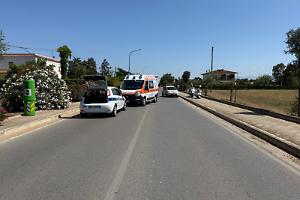 San Felice Circeo, ciclista investito da un’auto: è grave al Goretti