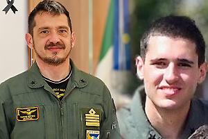 Incidente aereo, martedì 7 ottobre i funerali del colonnello Simone Mettini e all’allievo pilota Lorenzo Nucheli