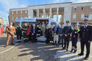 Inaugurato il Villaggio della Protezione Civile in piazza del Popolo