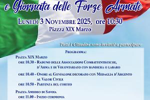 Festa dell’Unità Nazionale e delle Forze Armate, domani le celebrazioni