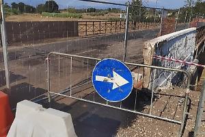 Riapre parzialmente al traffico  il ponte di Borgo Santa Maria