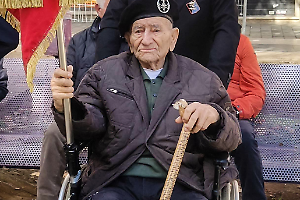Cisterna celebra l’Unità d’Italia e le Forze Armate: omaggio a Ivo Castellucci, il reduce che domani compie 104 anni