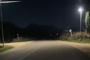 Ancora nuovi lampioni sulle intersezioni della strada provinciale Le Pastine