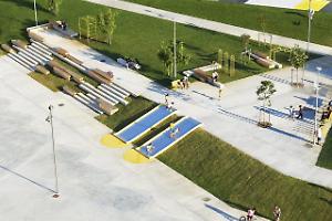 I lavori in piazza della Comunità Europea approdano alla Biennale del Design in Portogallo